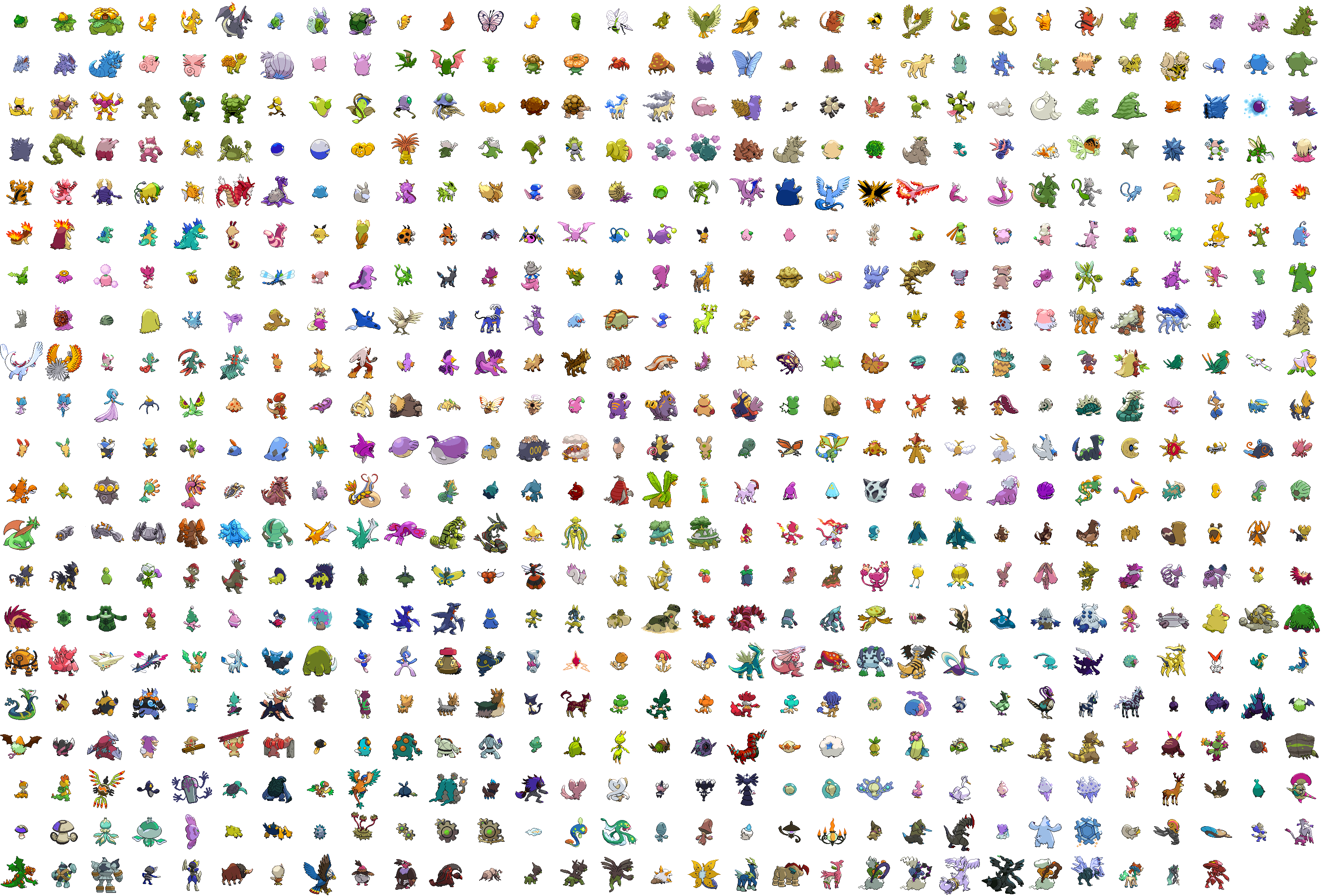 pokemon black and white 2 sprites