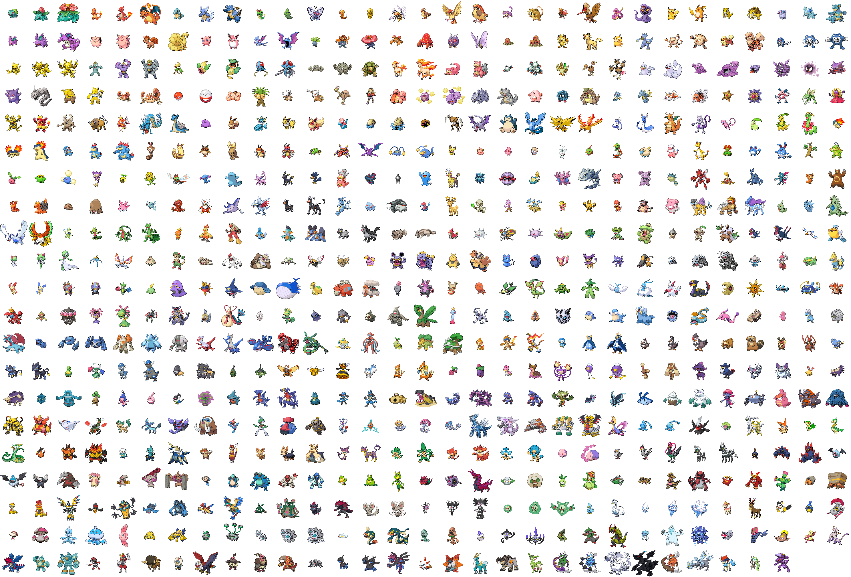 Sprite Database : Pokémon  Gameboy pokemon, Pokemon, Pokemon images