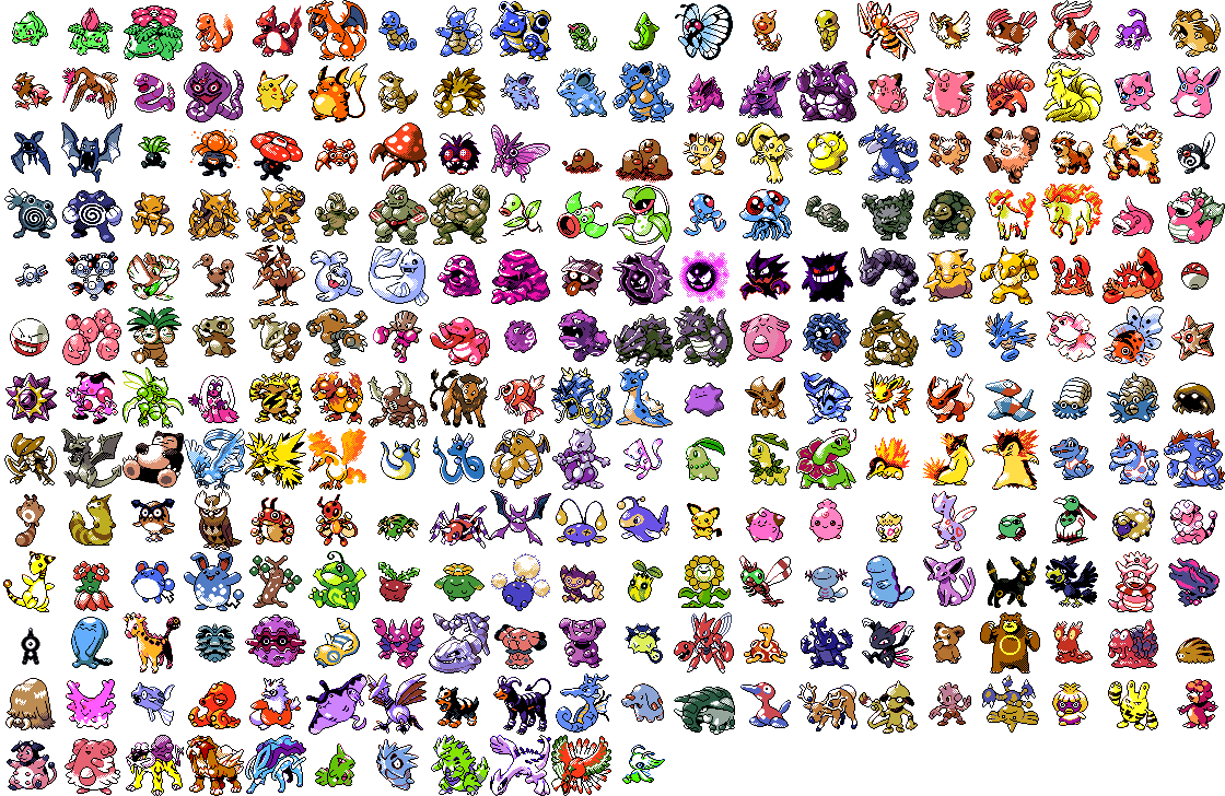 all 721 pokemon sprites