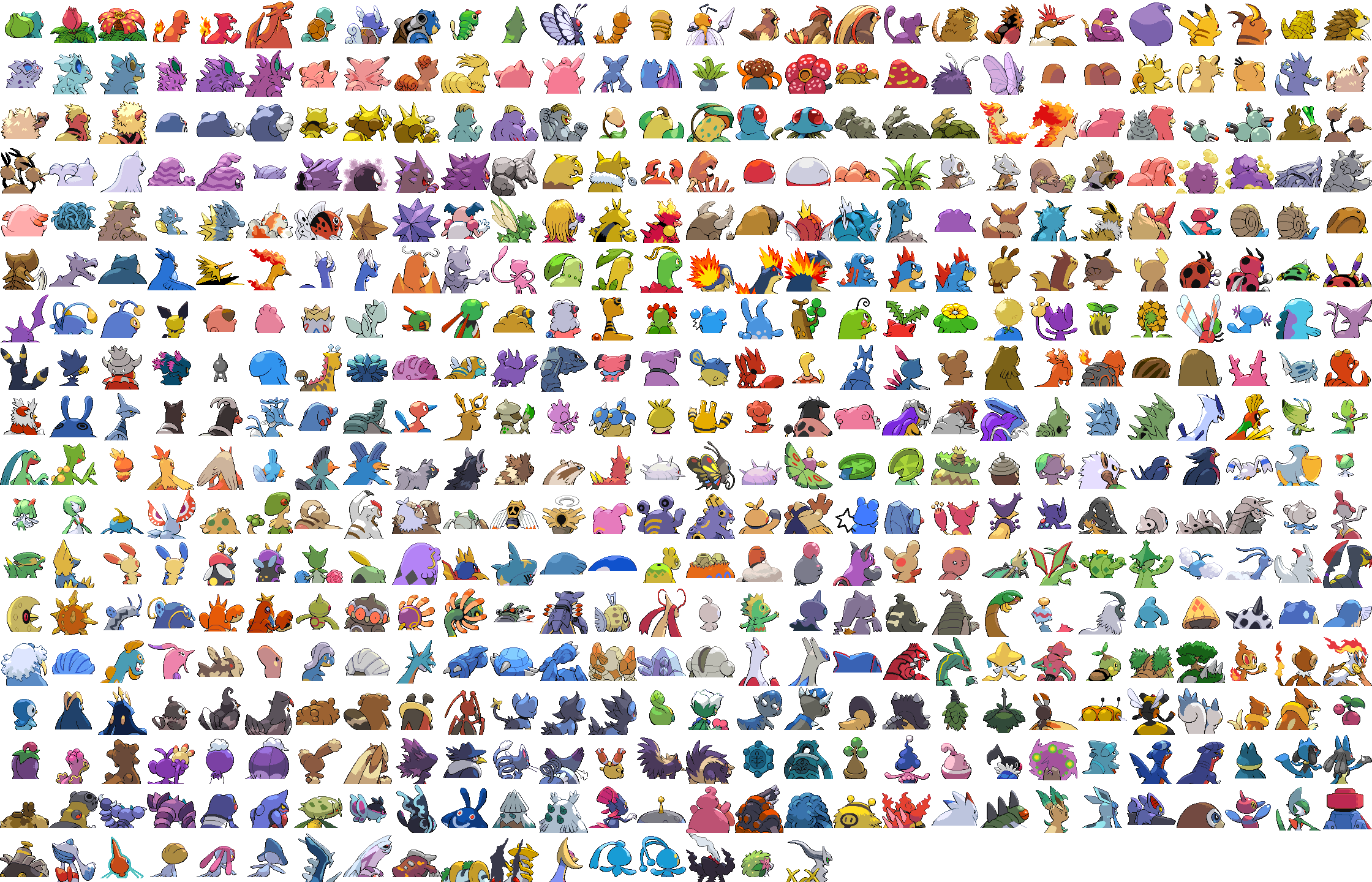 Sprite Database : Pokédex Images  Pokemon pokedex, Pokemon, 3ds pokemon