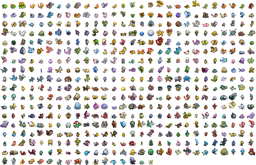 Cores sprites Shiny - Jogo - Fórum otPokémon - Pokémon Online